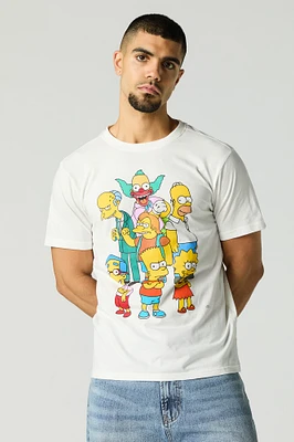 Simpsons Family Graphic T-Shirt