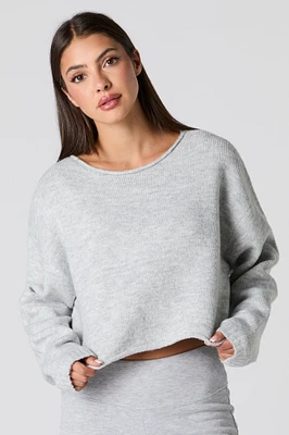 Boat Neck Boxy Sweater