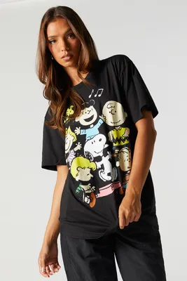 Snoopy and Friends Graphic Boyfriend T-Shirt