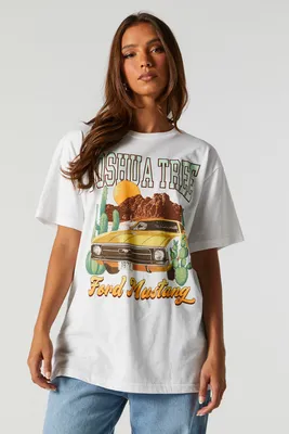 Ford Mustang Graphic Boyfriend T-Shirt