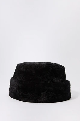 Faux Fur Foldover Hat