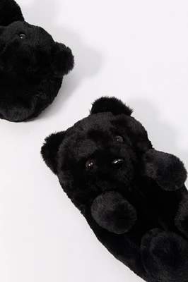 3D Bear Plush Slipper