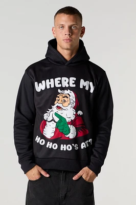 Funny Christmas Print Hoodie