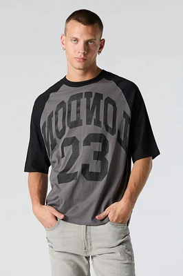 London Graphic Relaxed Raglan T-Shirt