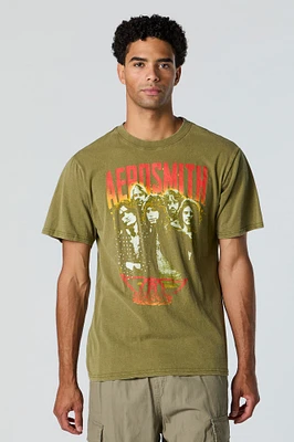 Aerosmith Graphic Washed T-Shirt