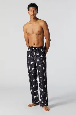 Polar Bear Graphic Pajama Pant