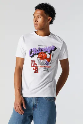 Chicago Basketball Graphic T-Shirt