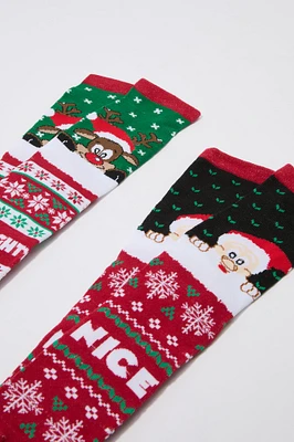 Christmas Crew Socks (2 Pack)