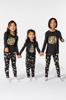 Youth Matching the Family Tinsel Town 2 Piece Pajama Set