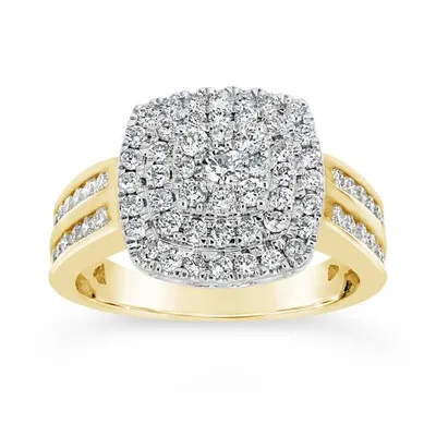 10K Gold 1.00CTW Diamond Fashion Ring