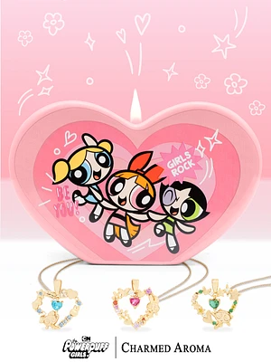 The Powerpuff Girls™ Heart Jar Candle - The Powerpuff Girls™ Necklace Collection