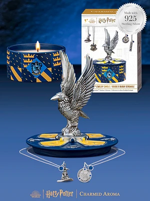 Harry Potter™ Ravenclaw Candle + Jewelry Tray - 925 Sterling Silver Ravenclaw Necklace Collection