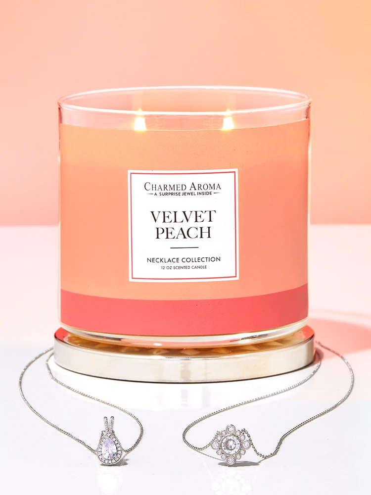 Velvet Peach Candle - Necklace Collection