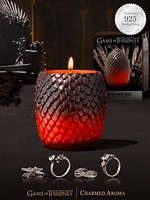 Game of Thrones Dragon Egg Candle - 925 Sterling Silver Ring Collection