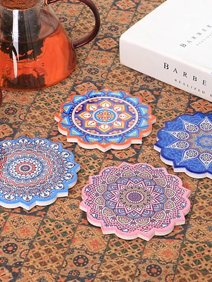 Mandala Ceramic Coaster