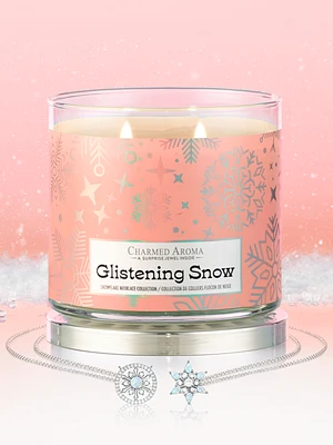 Glistening Snow Candle - Snowflake Necklace Collection