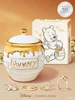 Winnie the Pooh Hunny Pot Candle - 925 Sterling Silver Ring Collection