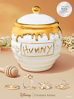 Winnie the Pooh Hunny Pot Candle - 925 Sterling Silver Ring Collection