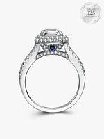 Sparkling Oval Halo Ring