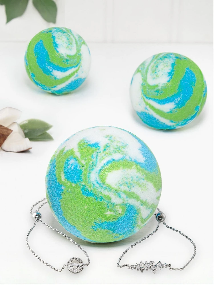 Creamy Coconut Bath Bomb - Bracelet Collection