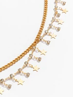 Multi-Layer Rhinestone Waist Chain