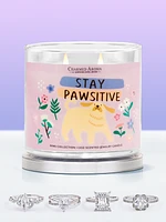 Stay Pawsitive Candle - Ring Collection