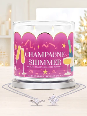 Champagne Shimmer Candle - Necklace Collection