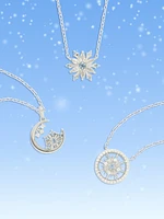 Let it Snow Candle - Snowflake Necklace Collection