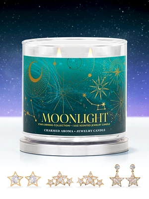 Moonlight Candle - Star Earring Collection