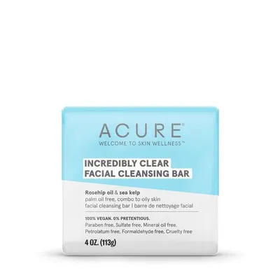 ACURE Incredibly Clear Facial Cleansing Bar