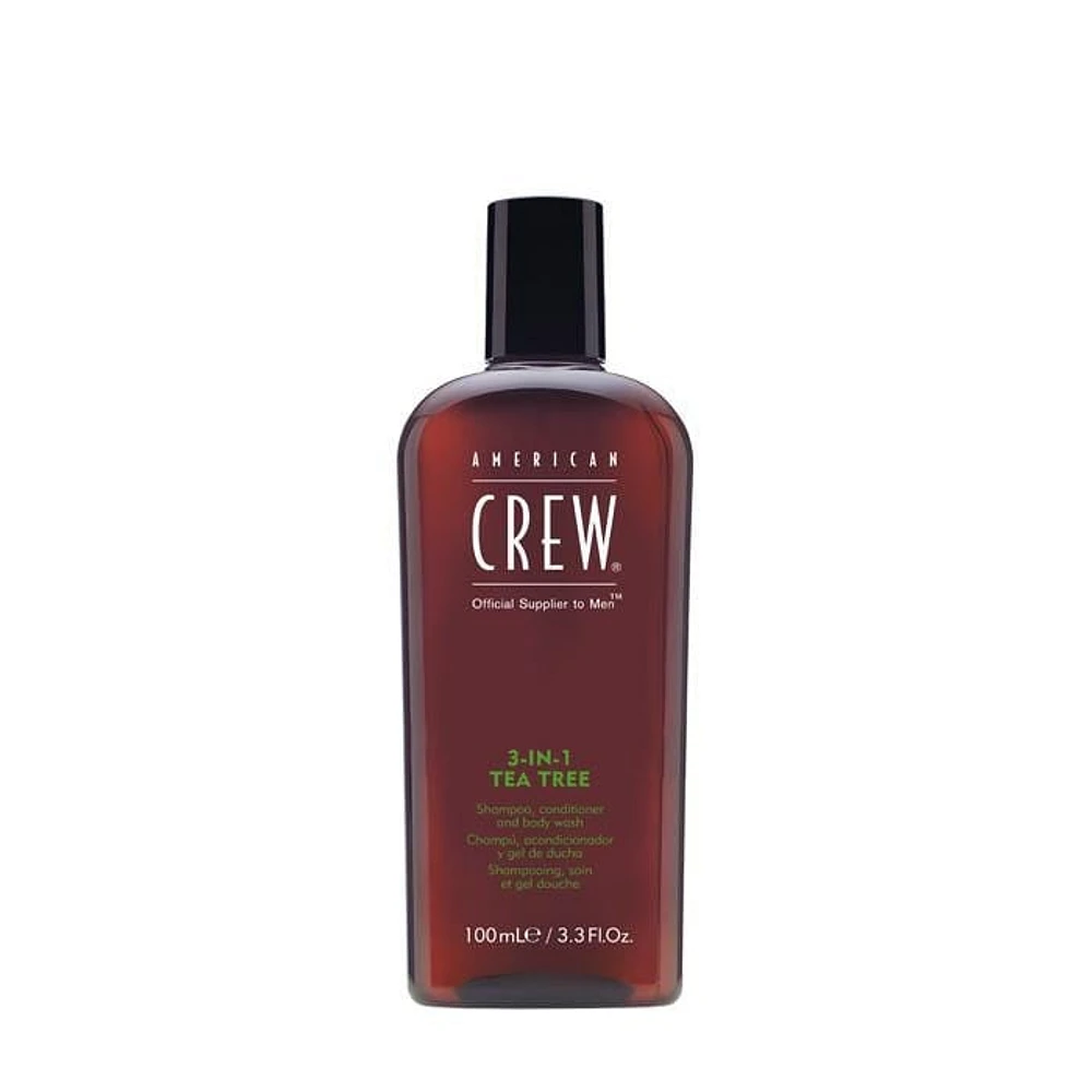 CLEARANCE AMERICAN CREW 3 In 1 Tea Tree Shampoo