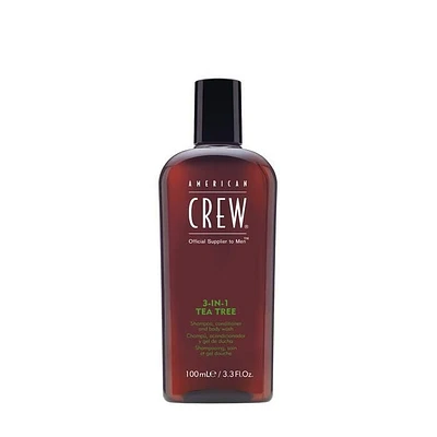 CLEARANCE AMERICAN CREW 3 In 1 Tea Tree Shampoo