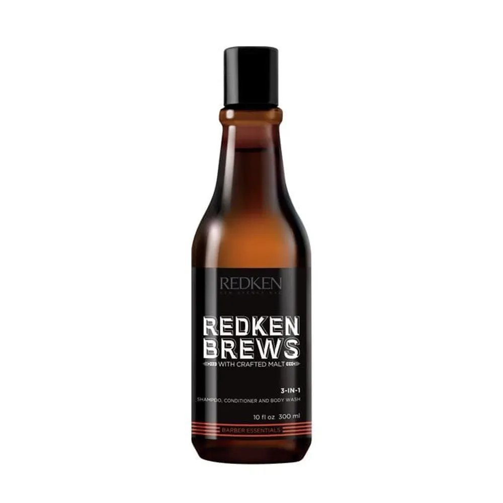 REDKEN Brews 3-in-1 Shampoo, Conditioner & Body Wash