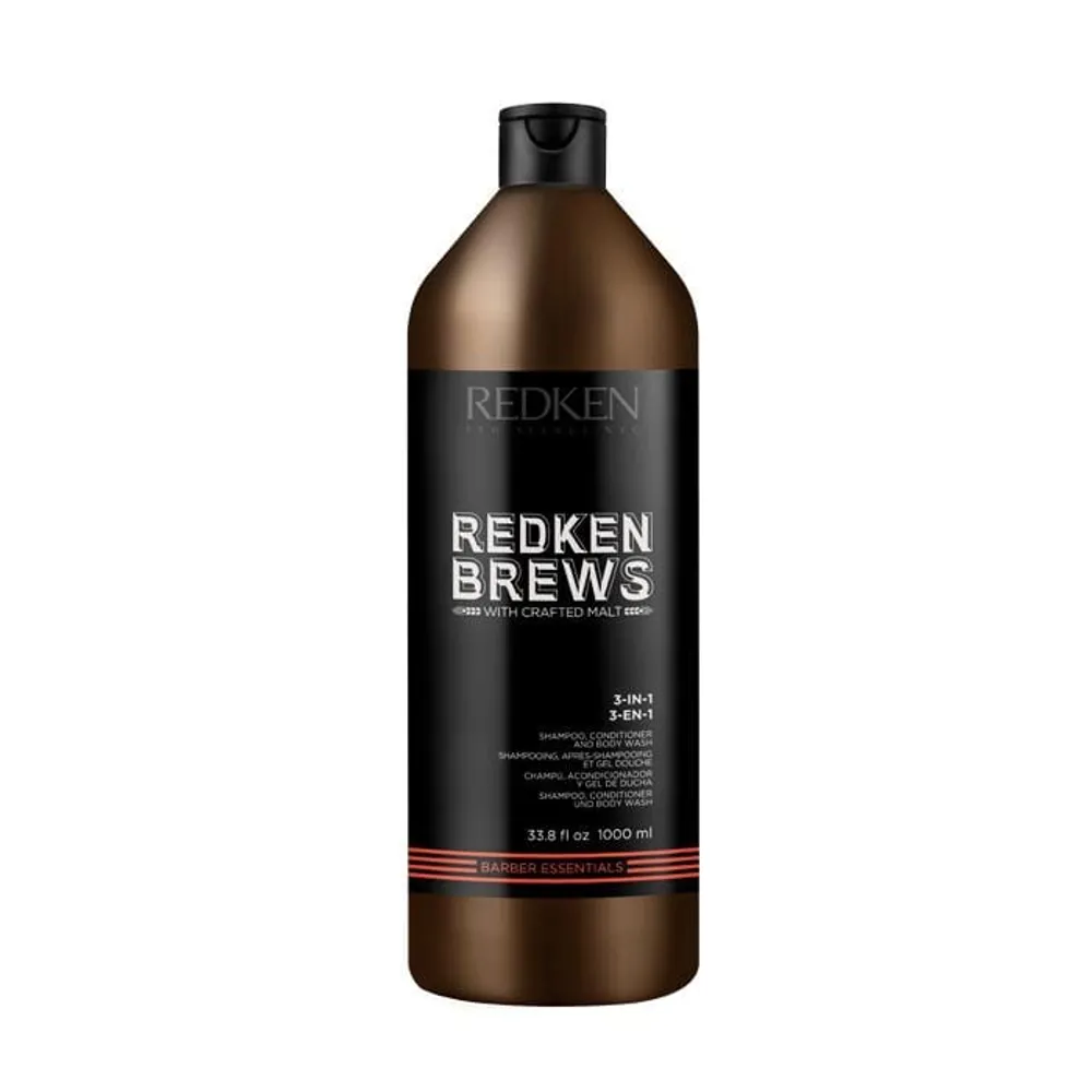 REDKEN Brews 3-in-1 Shampoo, Conditioner & Body Wash