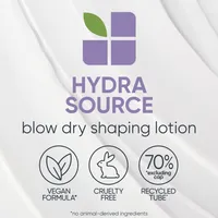 BIOLAGE Hydrasource Blow Dry Shaping Lotion