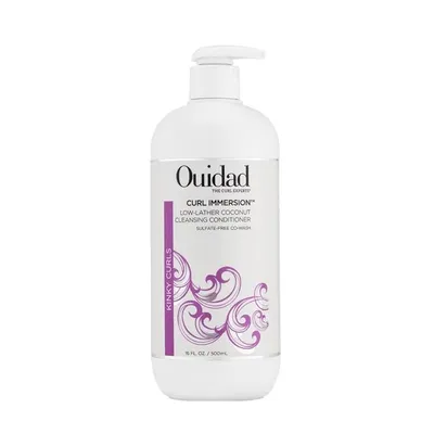 CLEARANCE OUIDAD Curl Immersion No-Lather Coconut Cream Cleansing Conditioner