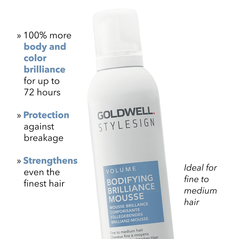 GOLDWELL StyleSign Bodifying Brilliance Mousse