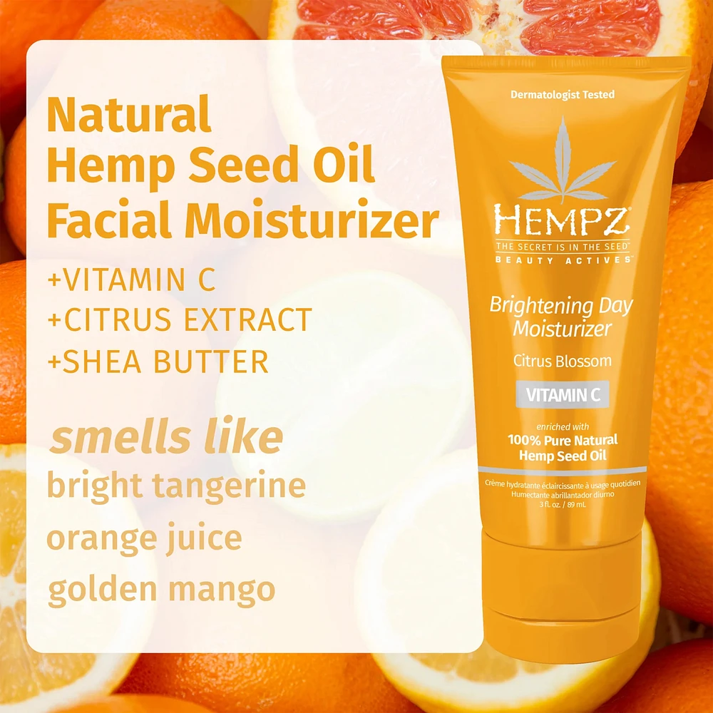 HEMPZ Beauty Actives Brightening Day Facial Moisturizer