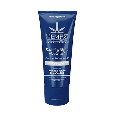 HEMPZ Beauty Actives Restoring Night Facial Moisturizer