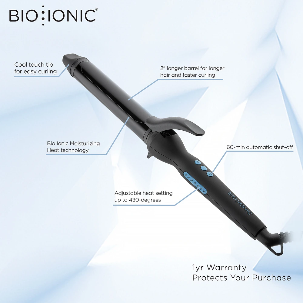 BIO IONIC Long Barrel Pro Curling Iron