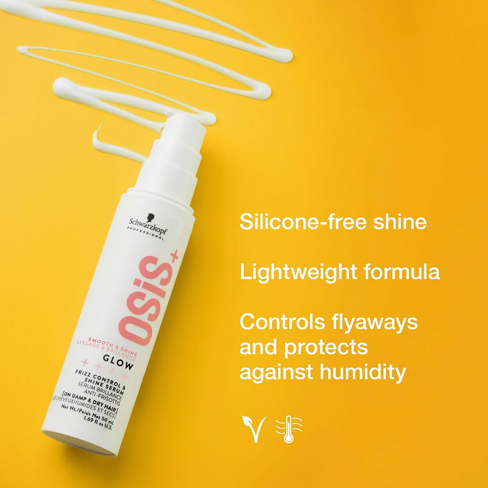 SCHWARZKOPF OSIS+ Glow Frizz Control & Shine Serum