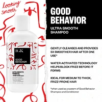 IGK Good Behavior Ultra Smooth Shampoo