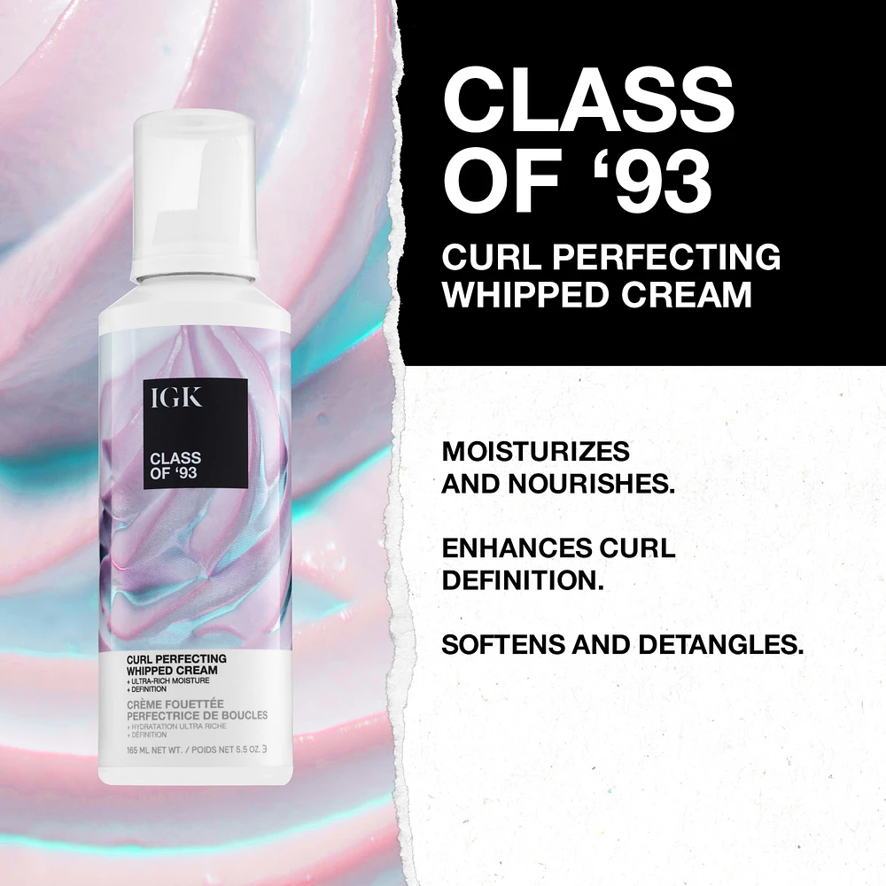 IGK Class Of ’93 Curl Perfecting Whipped Cream