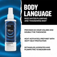 IGK Body Language Rice Water Plumping and Thickening Mist