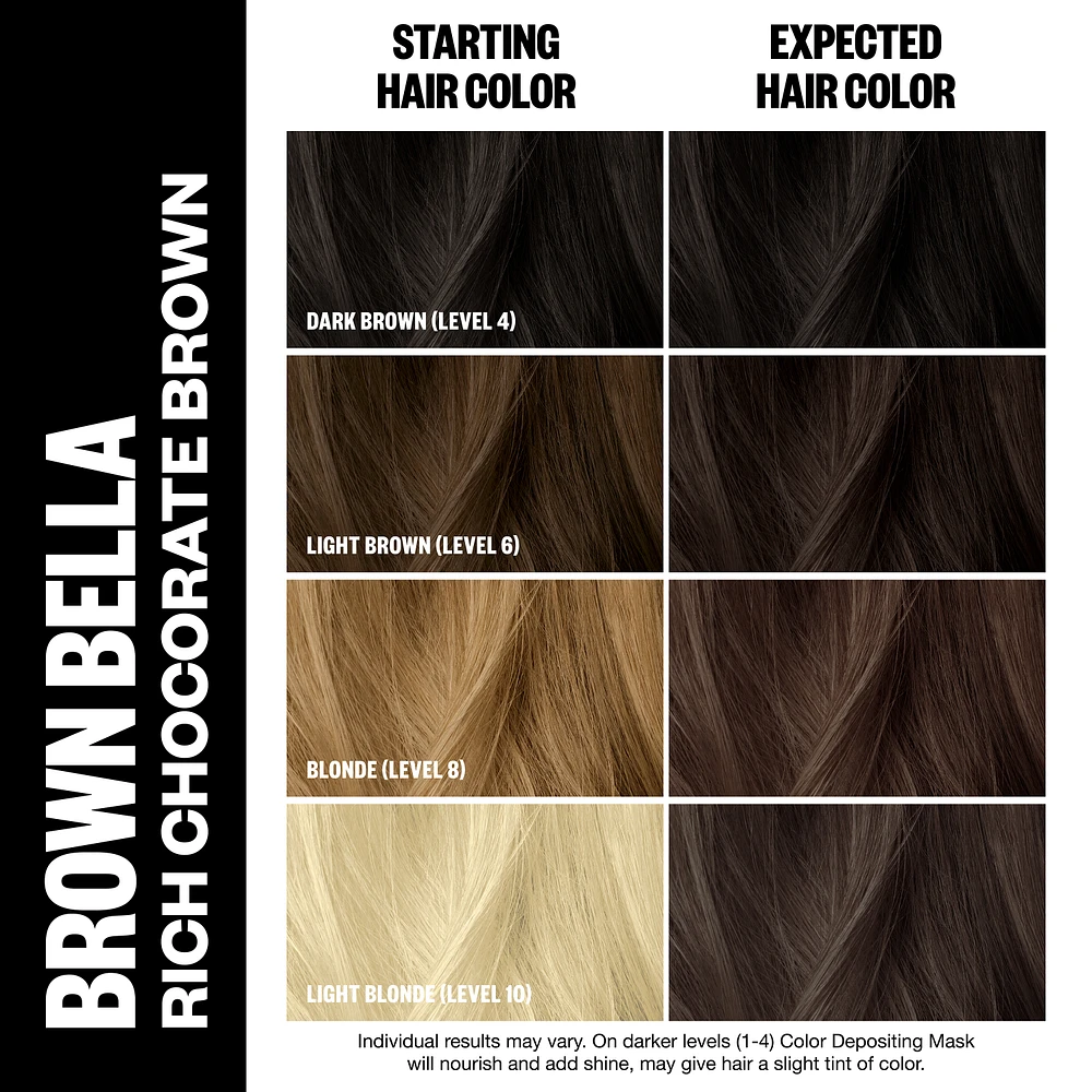 IGK Color Depositing Hair Mask Brown Bella