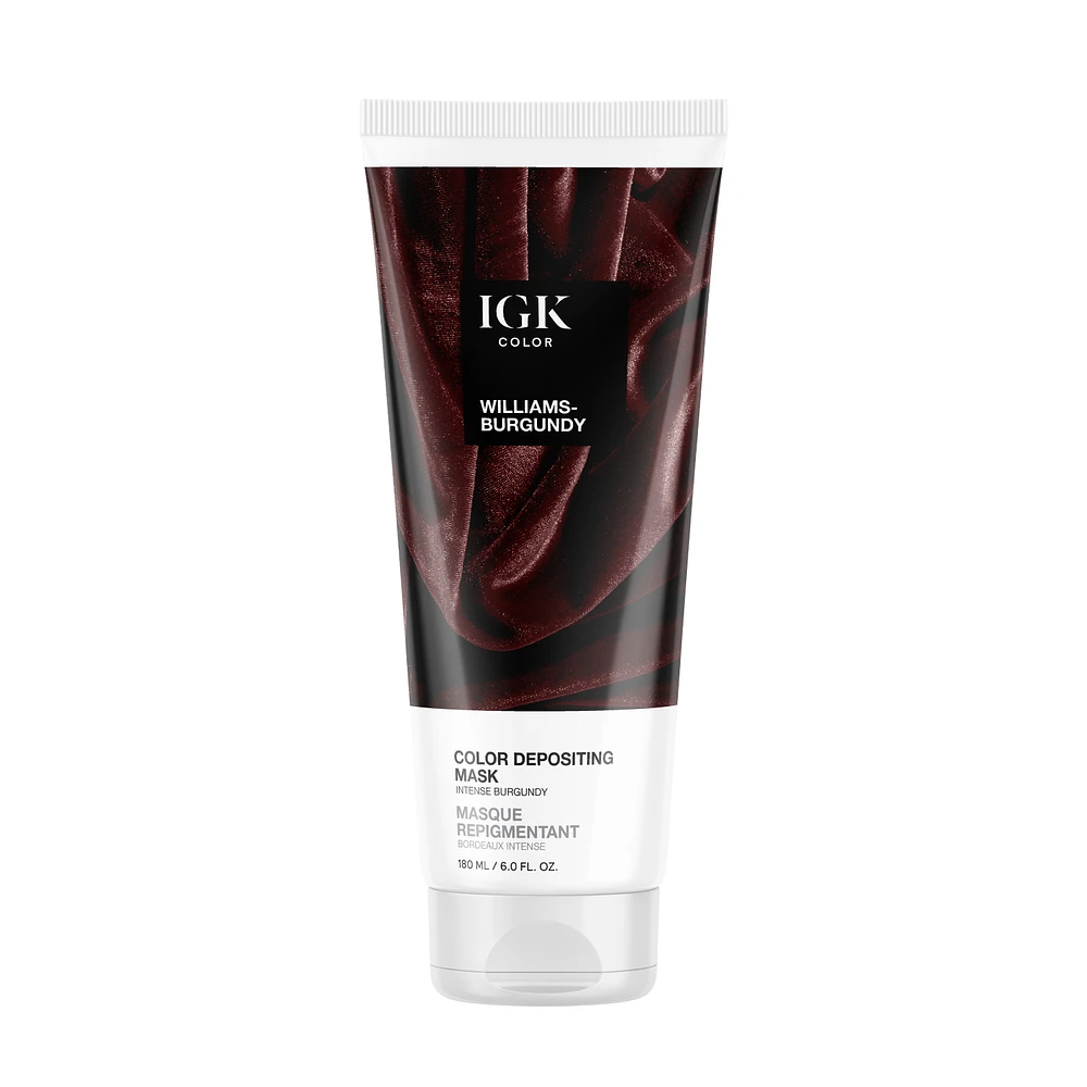 IGK Color Depositing Hair Mask Williams Burgundy