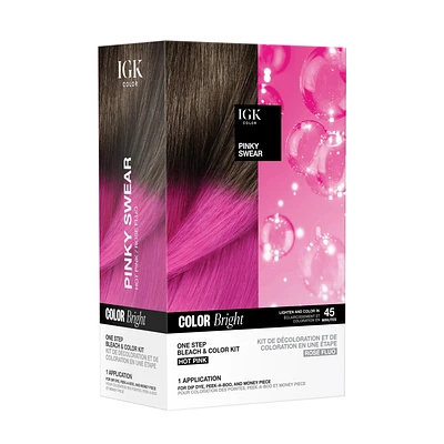 IGK Color Bright One Step Bleach & Color Kit: Pinky Swear