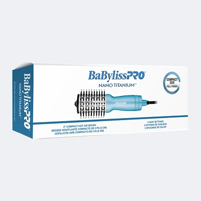 BABYLISSPRO Nano Titanium 2" Compact Hot Air Brush