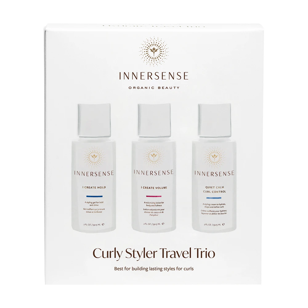 INNERSENSE Curly Styler Travel Trio