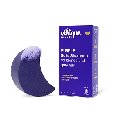 ETHIQUE BEAUTY Purple Solid Shampoo Bar